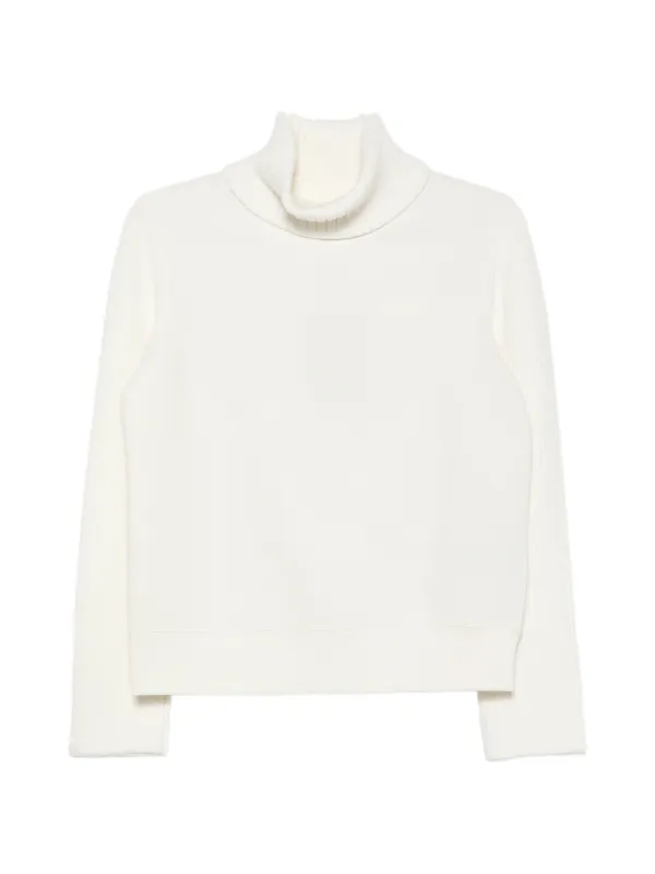 Mackage Ribbed Roll-neck Sweatshirt in Neutrals