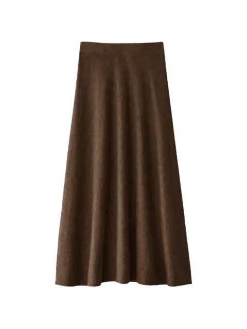 Lisa Yang Torie flared wool skirt