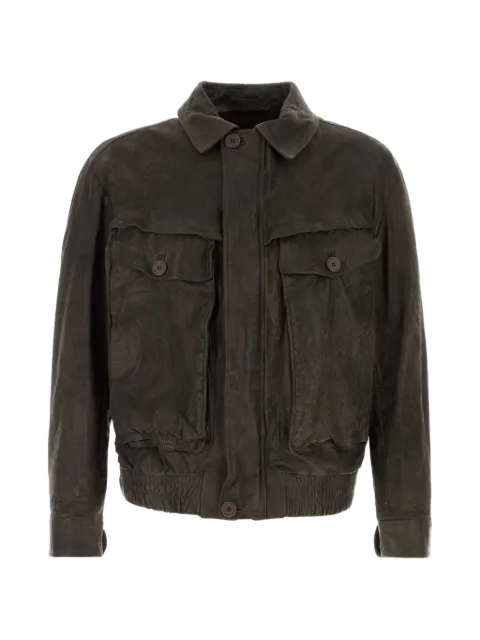 Salvatore Santoro button-up leather jacket