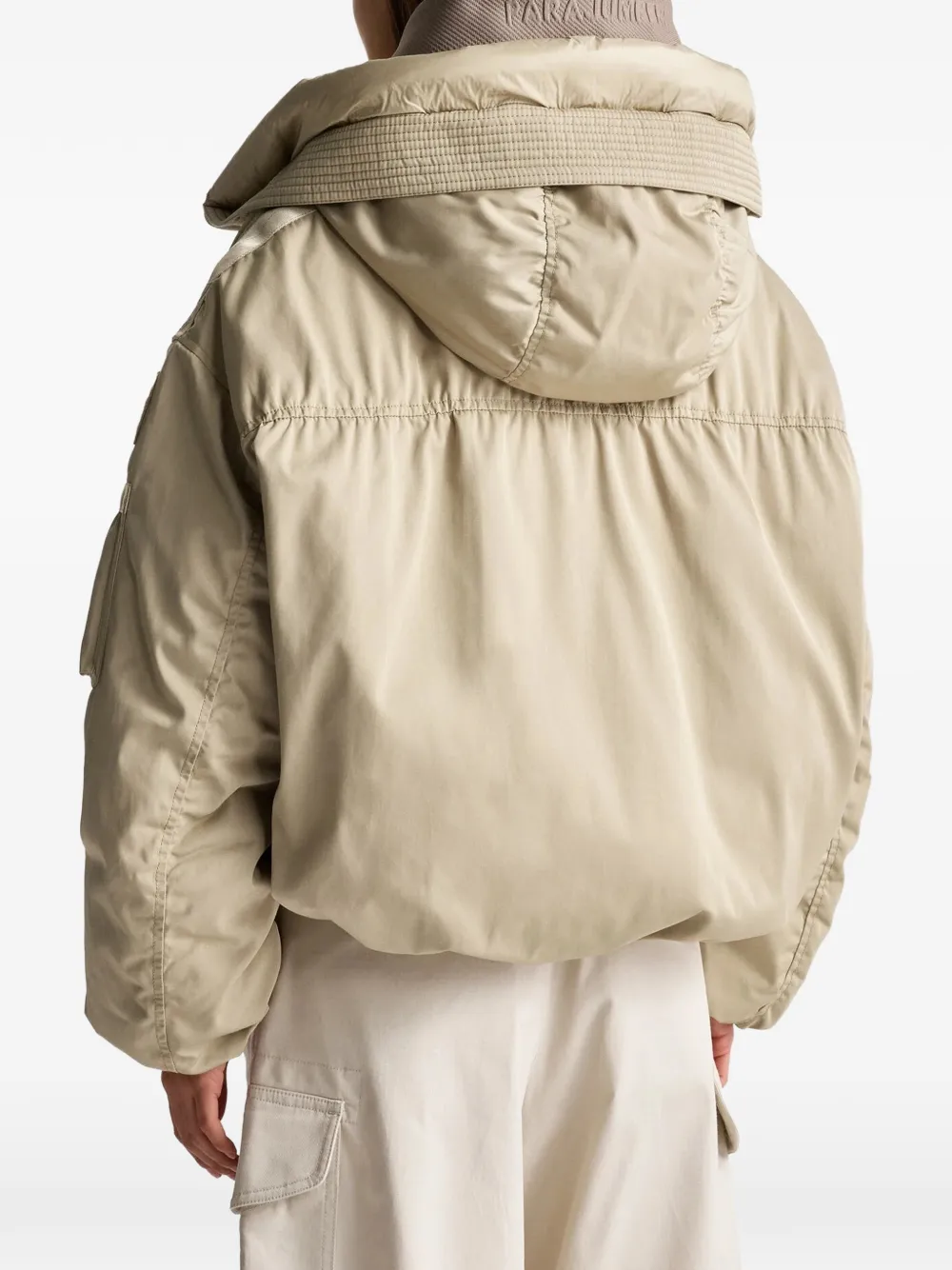 Parajumpers Naadz hooded padded jacket Beige