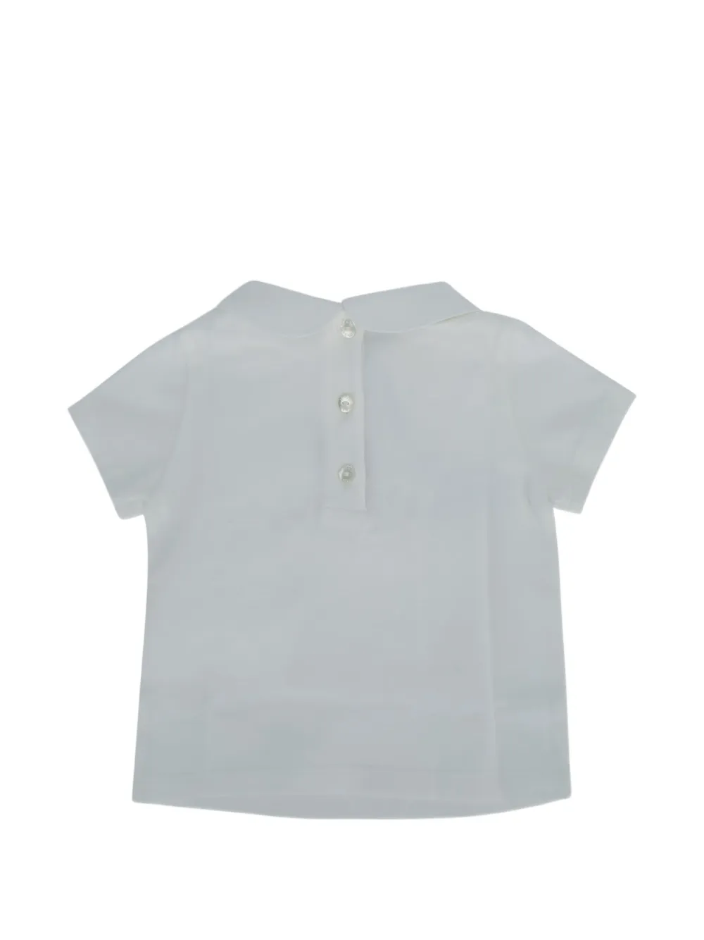 Fendi Kids T-shirt met geborduurd detail Wit