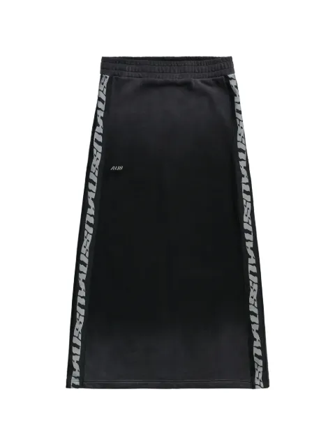 ALIS Nirah logo-print maxi skirt