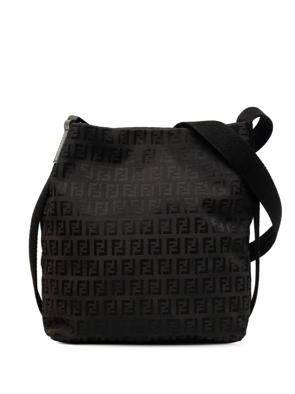 Fendi Pre-Owned 2000-2010 Zucchino Canvas crossbody bag - Marrone