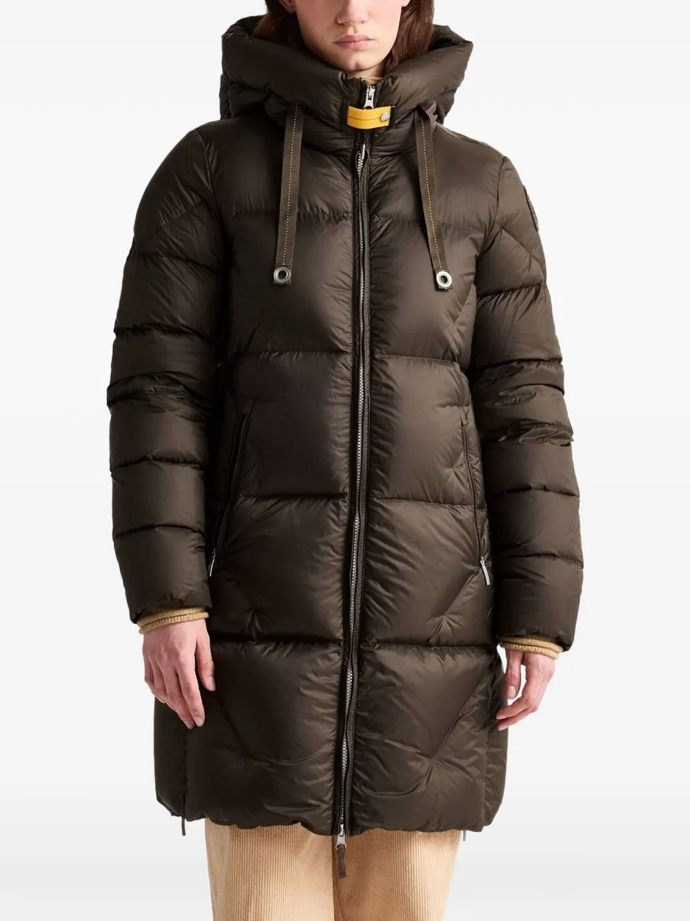 Parajumpers Janet quilted hooded jacket Bruin