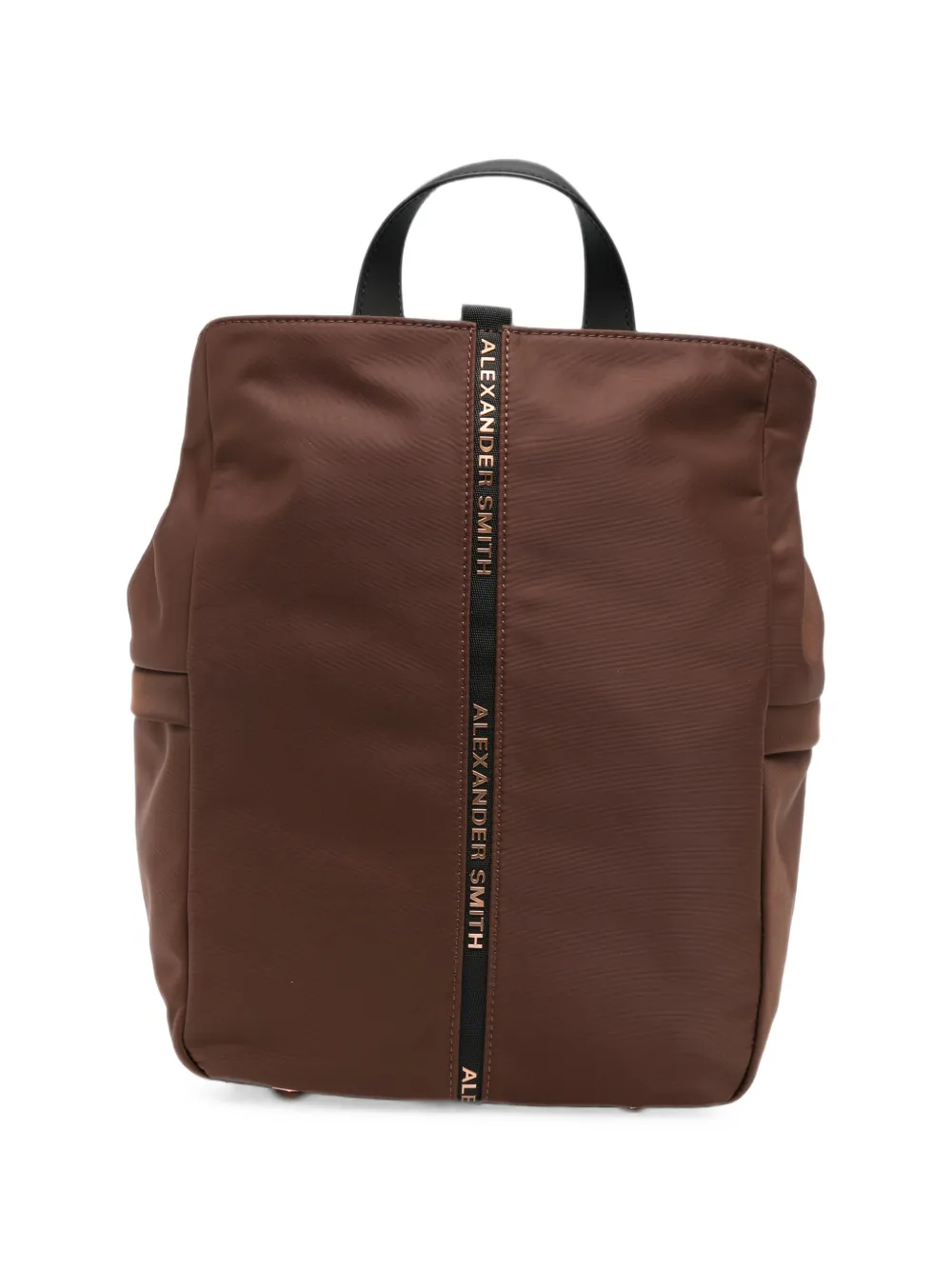 Alexander Smith Medium Daisy Logo-tape Satin Backpack In Pink