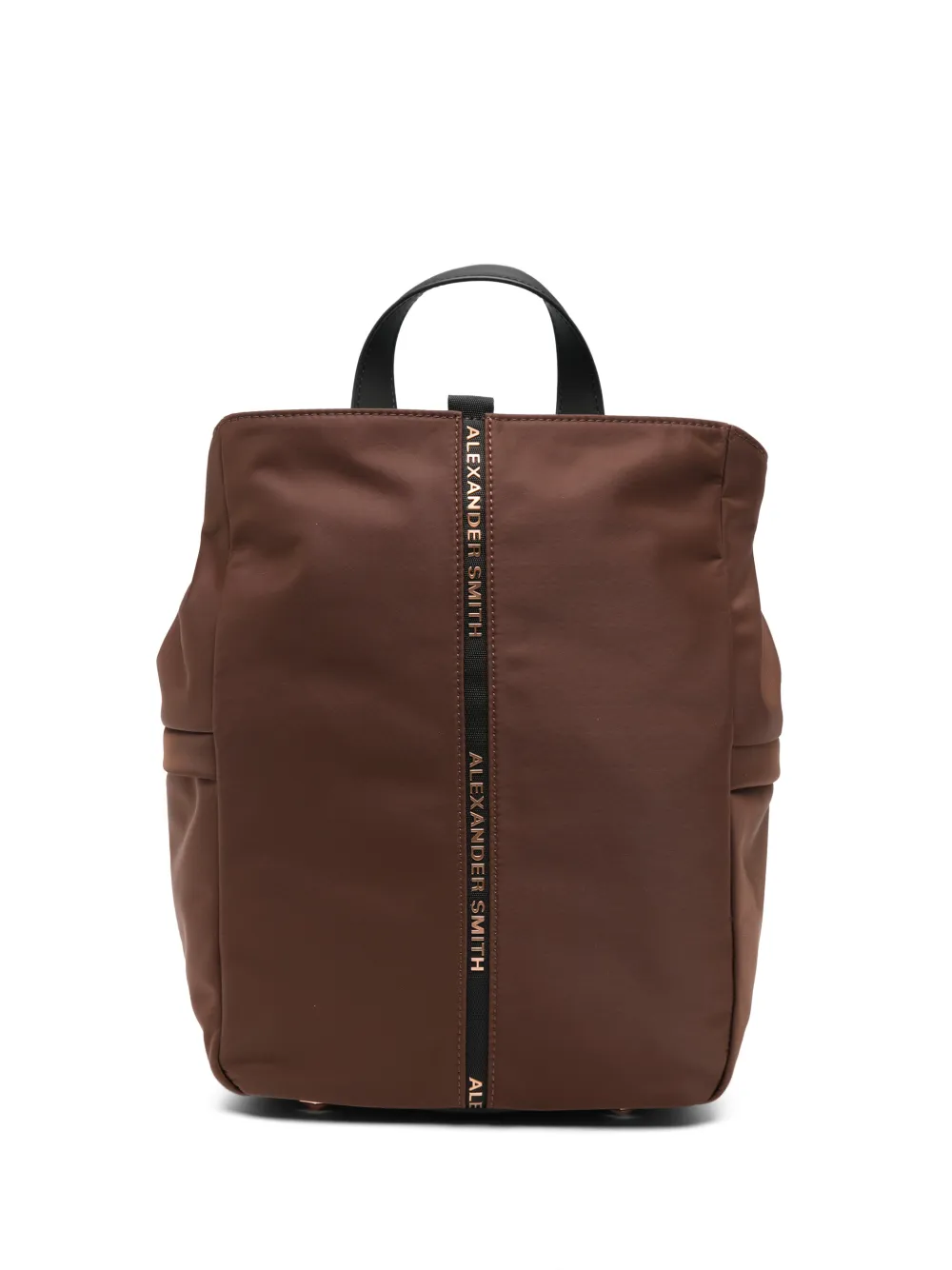 Alexander Smith medium Daisy logo-tape satin backpack