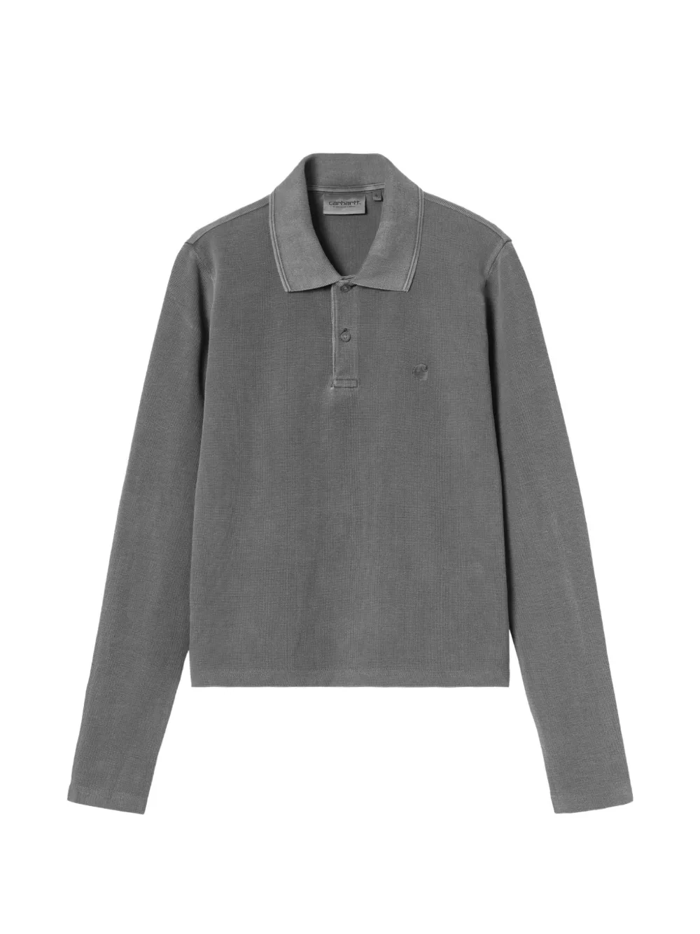 Carhartt WIP Dora long-sleeve polo shirt - Grigio