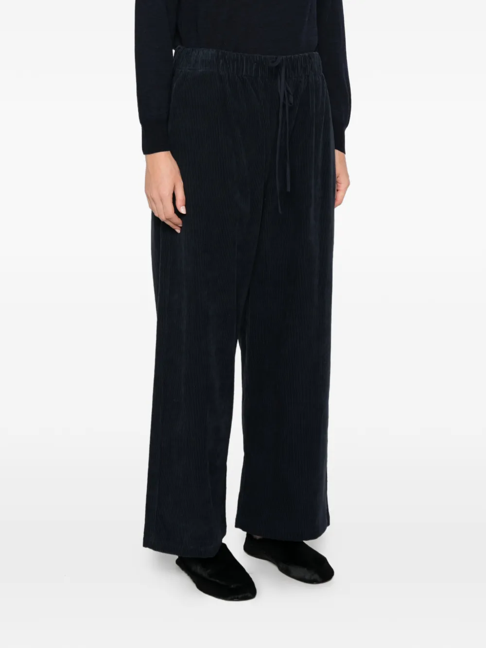 Apuntob Broek met trekkoordtaille Blauw