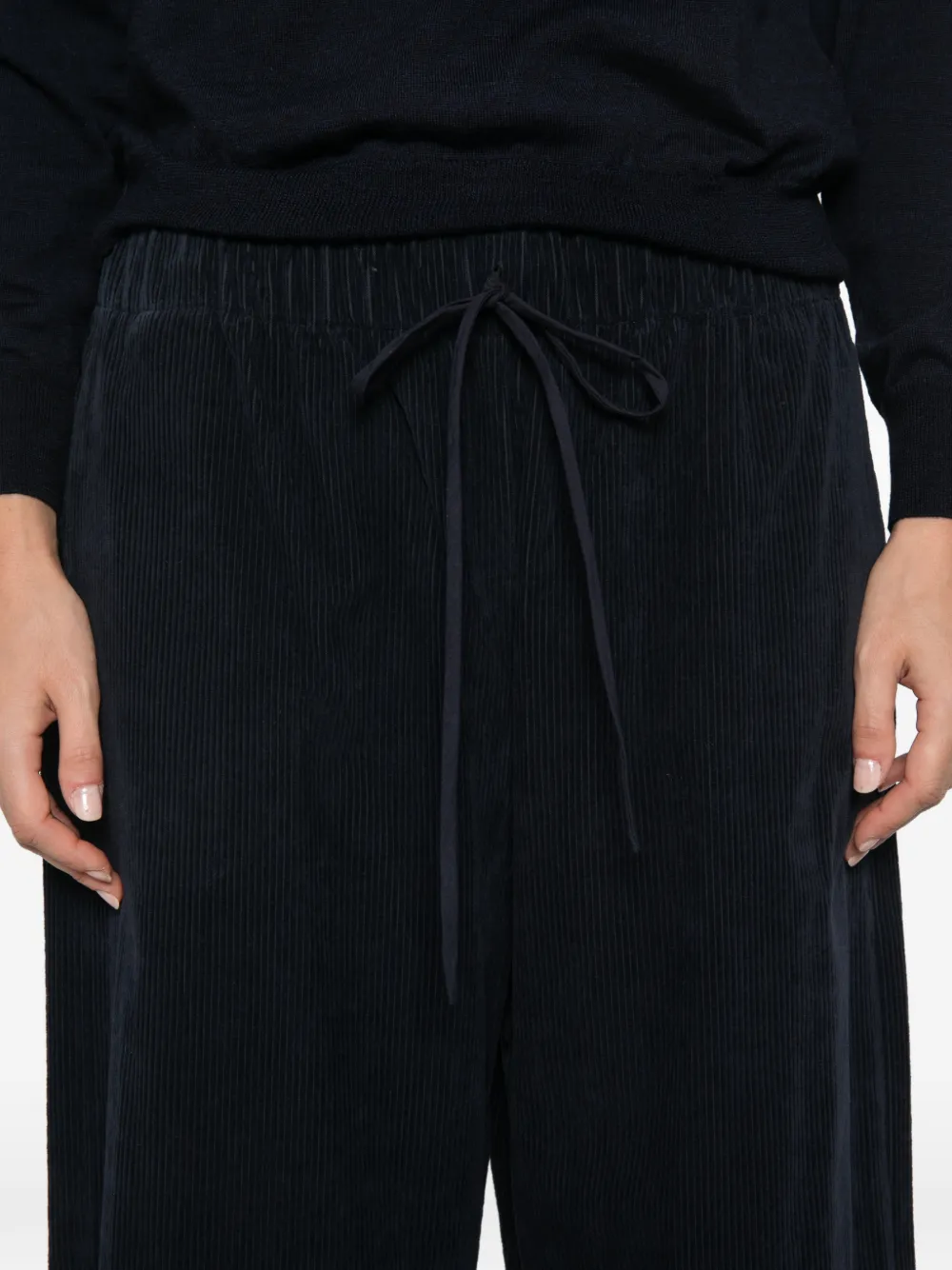 Apuntob Broek met trekkoordtaille Blauw