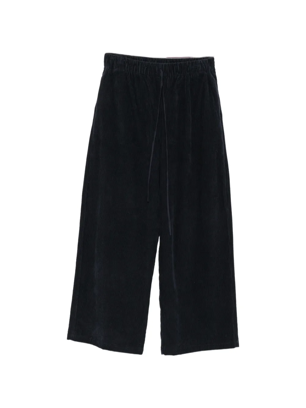 Apuntob corduroy drawstring-waist trousers - Blu