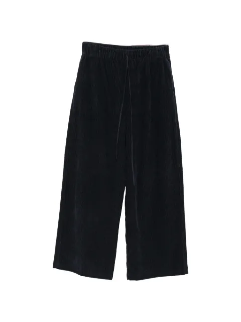 Apuntob corduroy drawstring-waist trousers