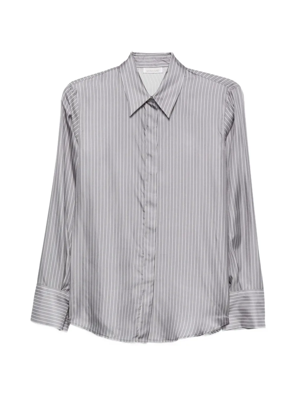 ARCHIVIO 67 vertical-stripe long-sleeve shirt