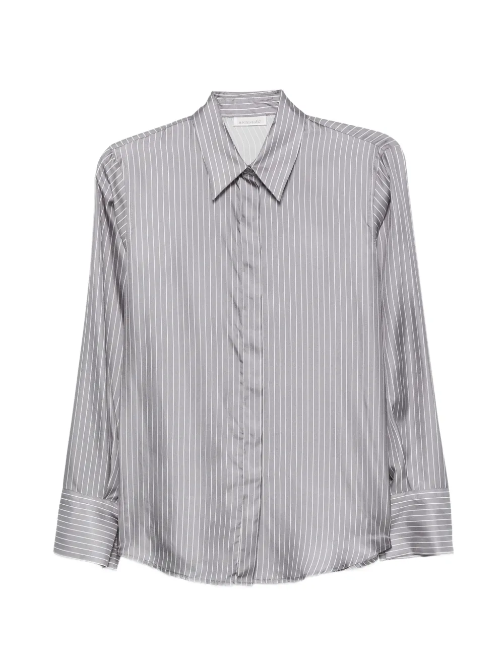 ARCHIVIO 67 chemise à rayures verticales - Gris ARCHIVIO 67 chemise à rayures verticales - Gris
