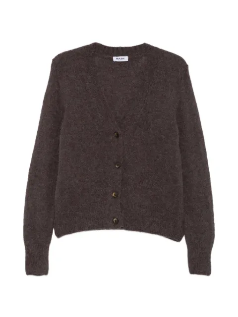 base V-neck knitted cardigan