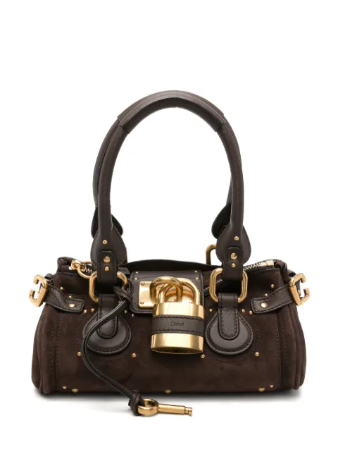 Chloé small Paddington bag in suede leather