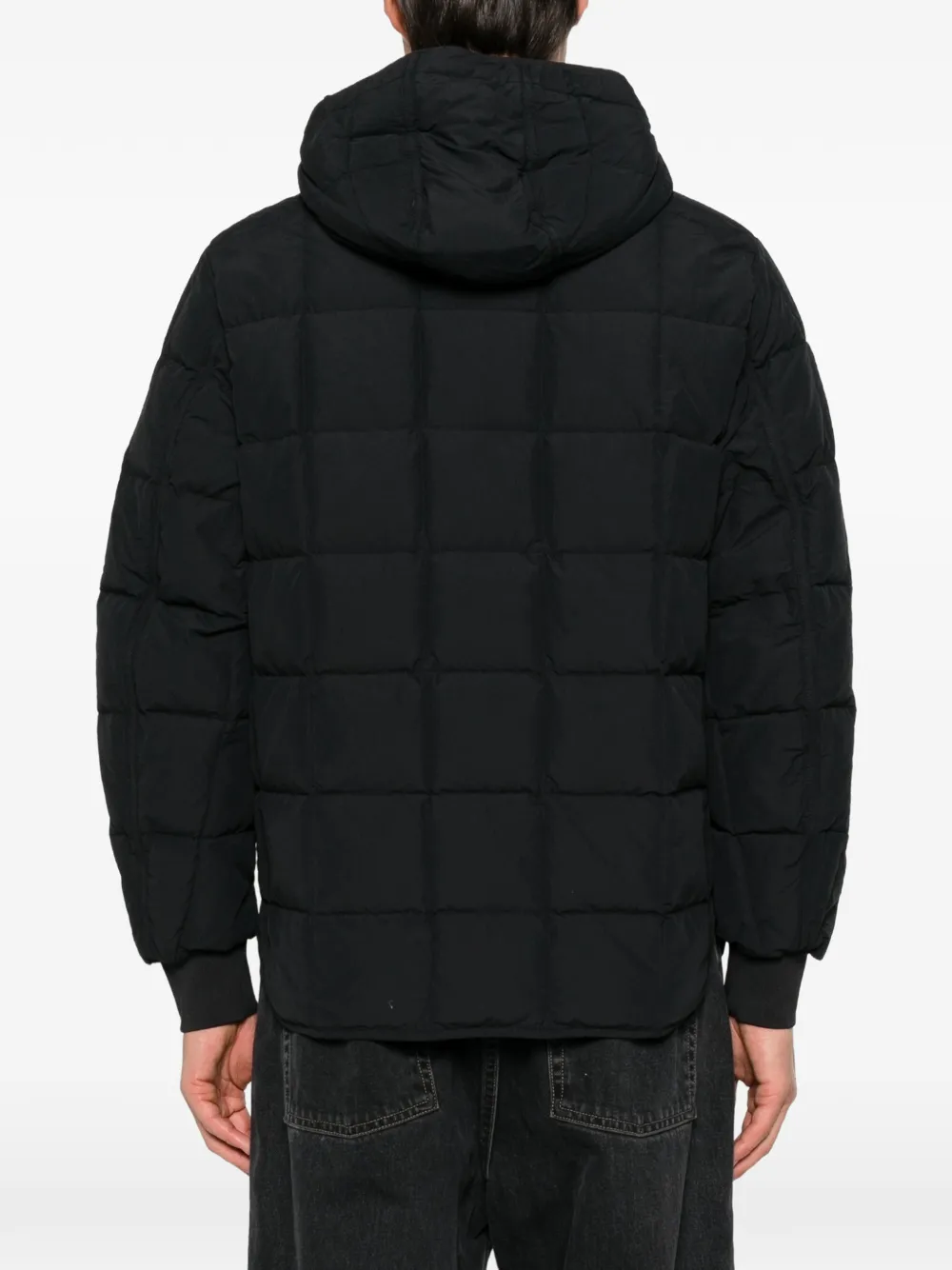 Parajumpers quilted hooded jacket Zwart