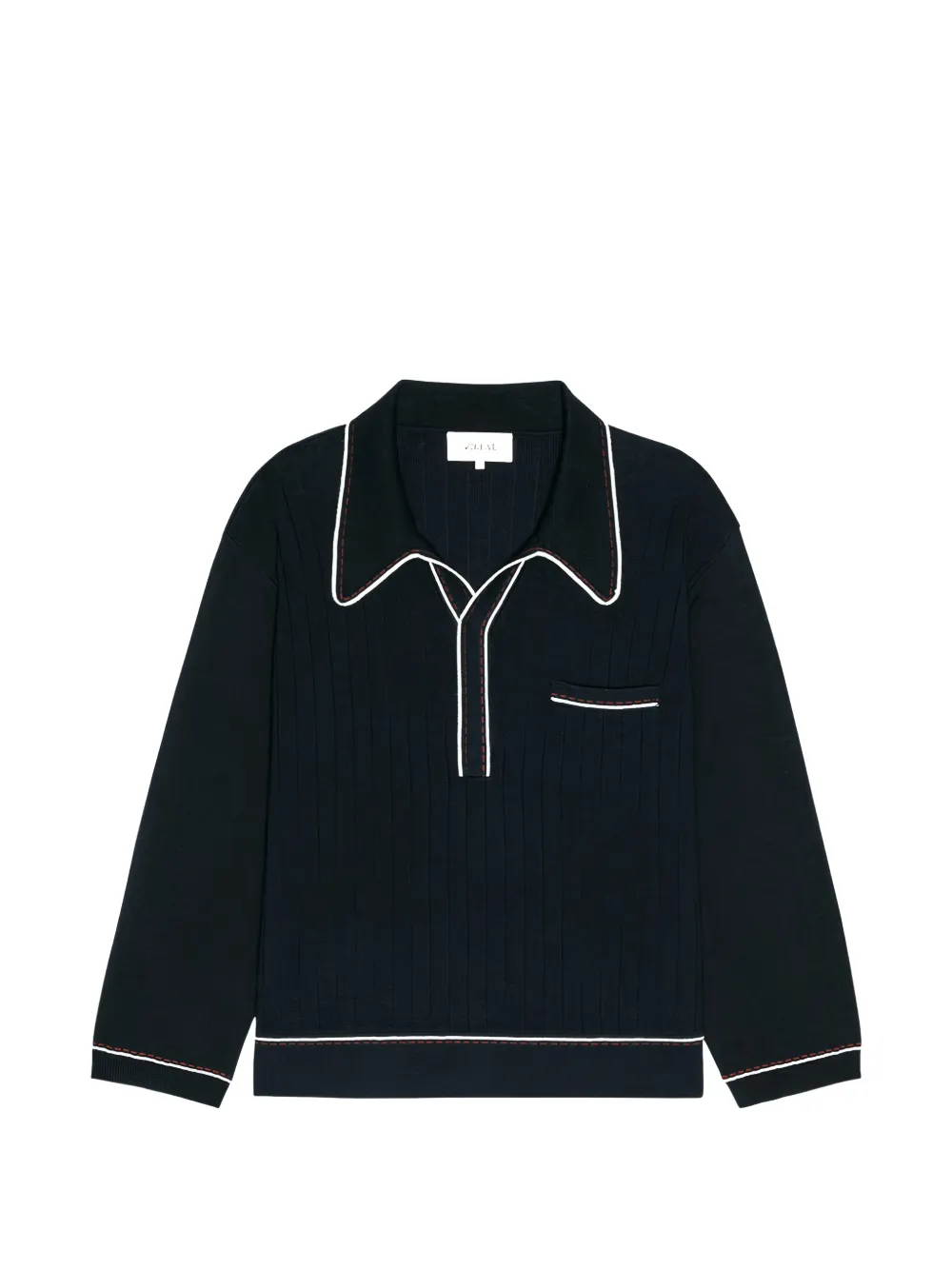 The Great. The Menswear Tipping polo sweater