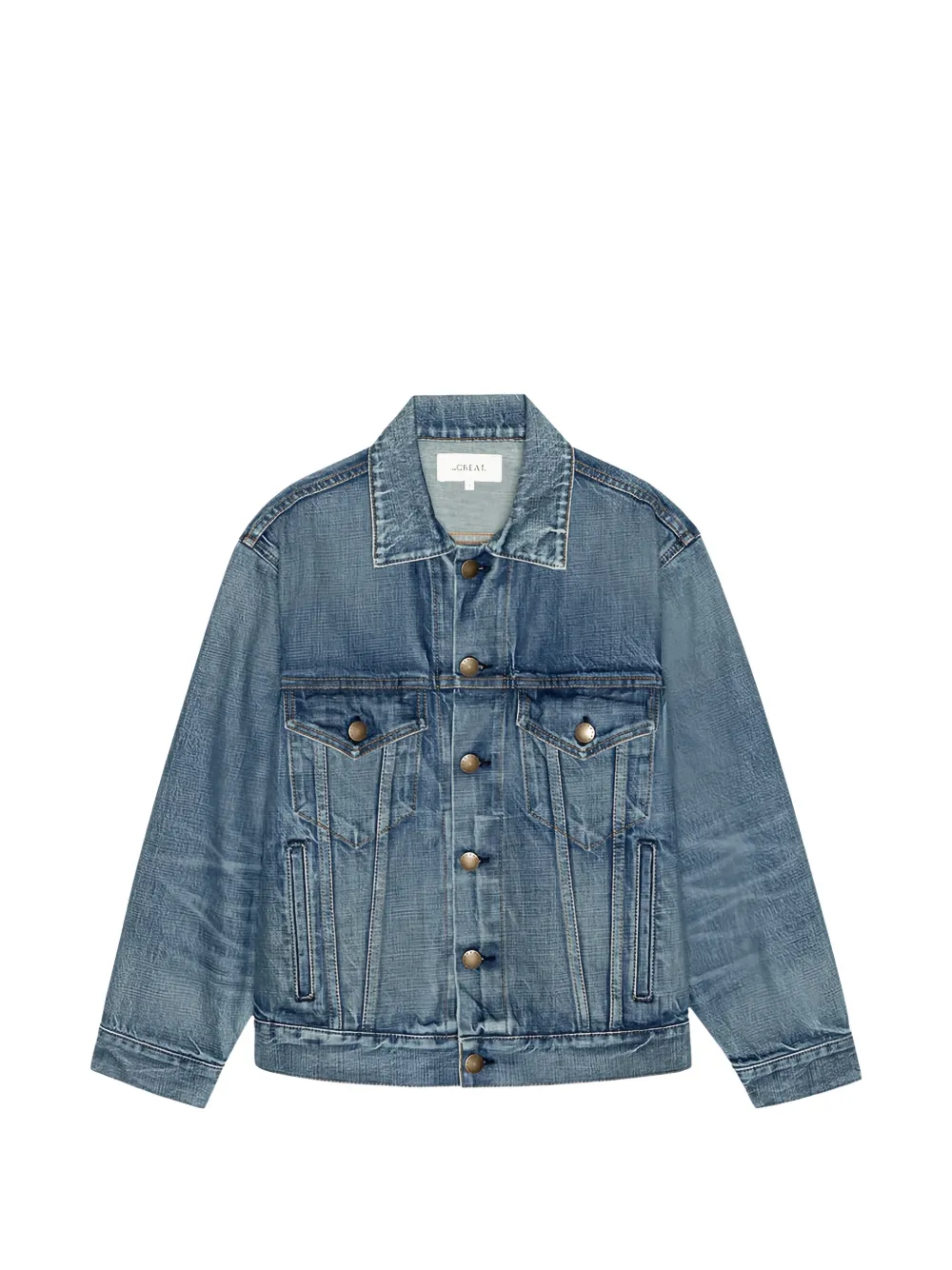 The Great. Atlantic oversized denim jacket