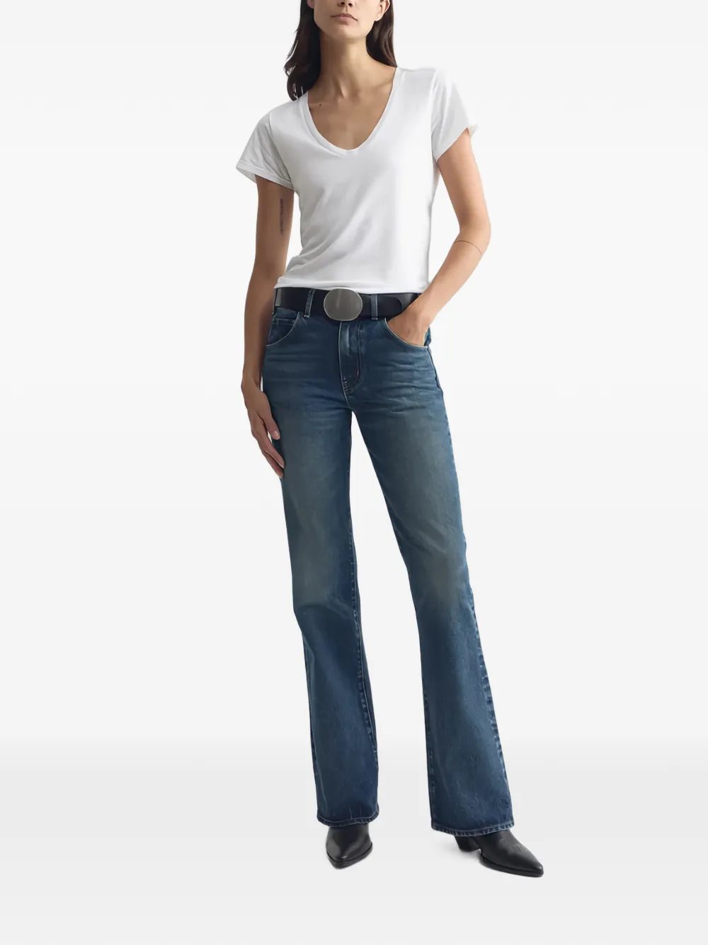 Nili Lotan Roxane bootcut jeans Blauw