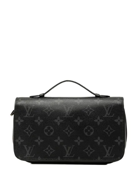 Louis Vuitton Pre-Owned 2010-2026 Monogram Eclipse Zippy XL Wallet long wallets