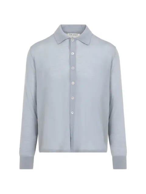 OUR LEGACY Fall button-up polo cardigan