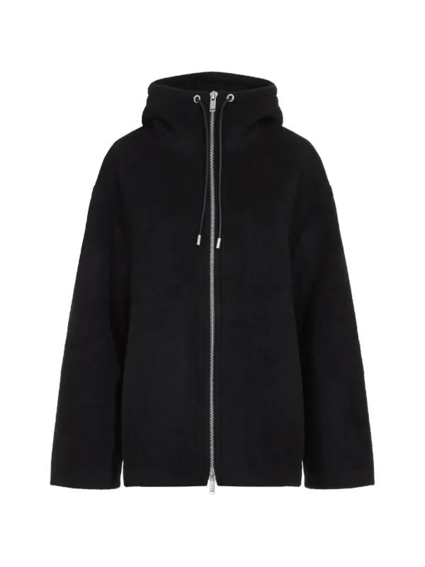 Studio Nicholson Etna Hooded Zip-up Jacket in Brown