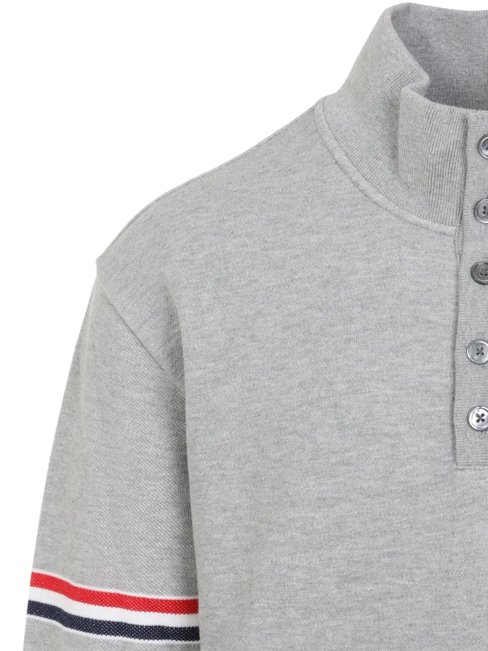 Thom Browne Sweater met RWB-streep Grijs