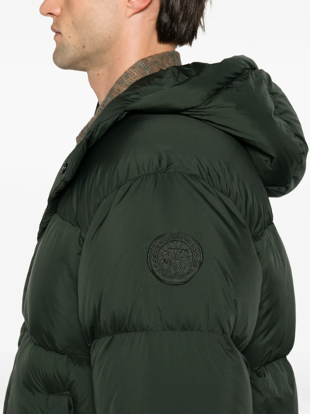 Canada Goose Gewatteerde jas met capuchon Groen