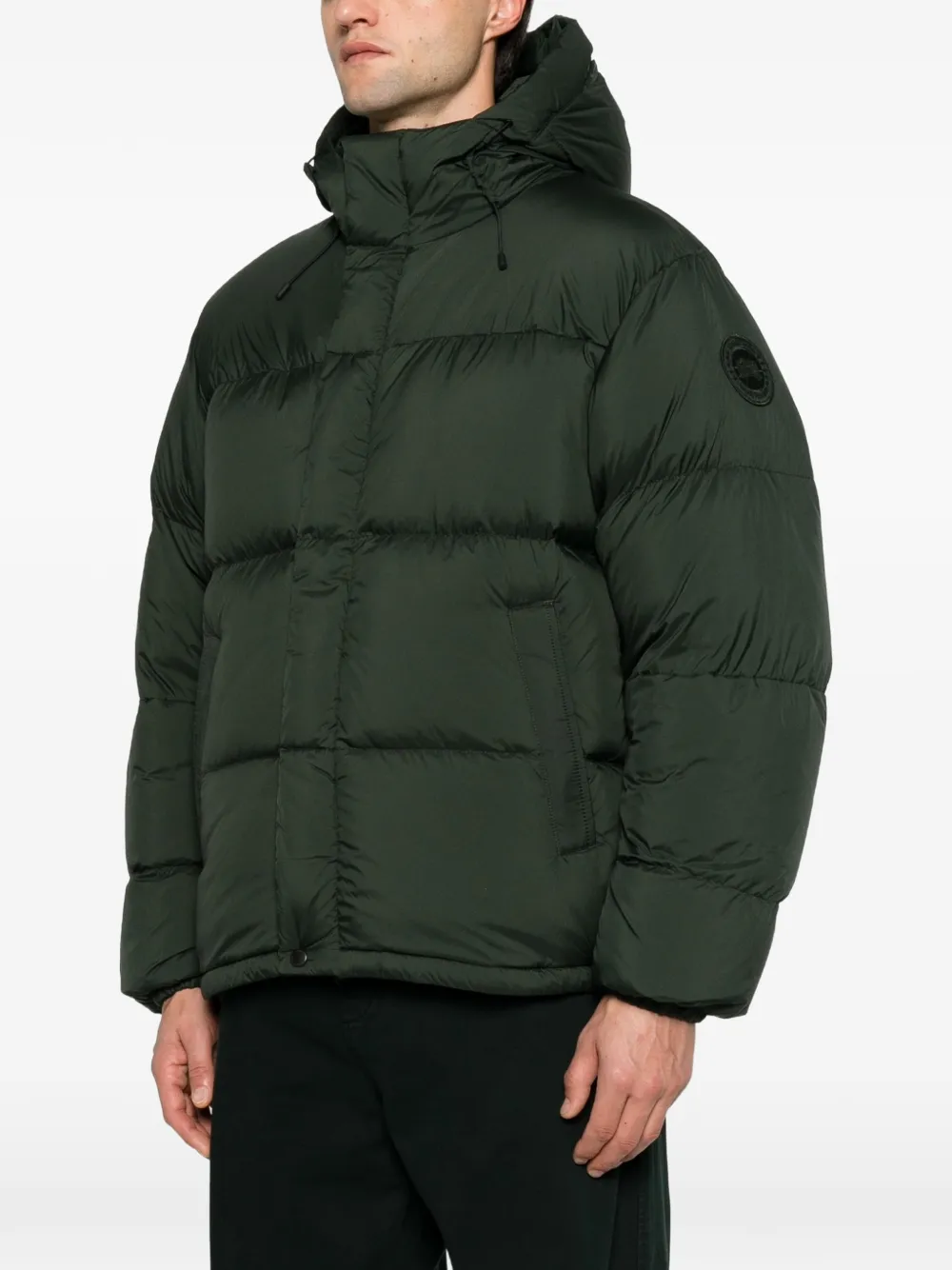 Canada Goose Gewatteerde jas met capuchon Groen