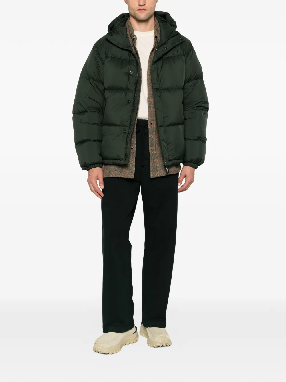 Canada Goose Gewatteerde jas met capuchon Groen