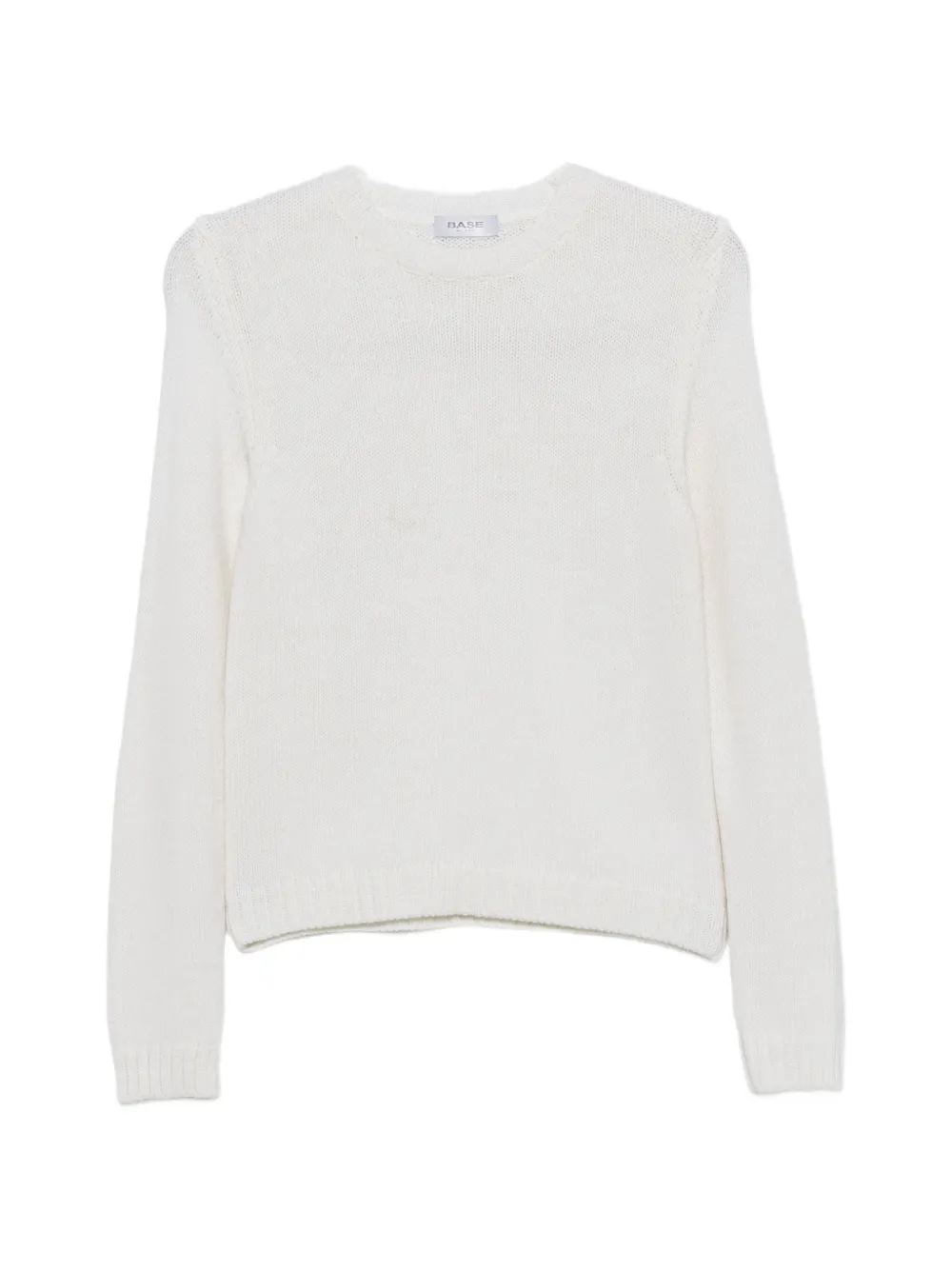 Base Ribbed-knit Crew Neck Sweater In Multi