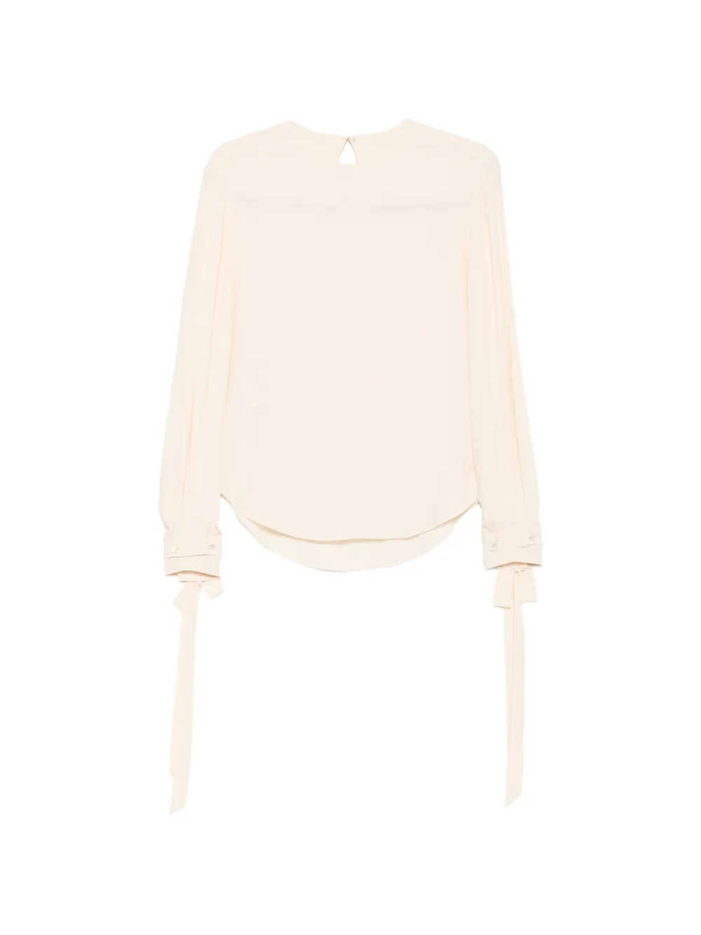 Alberta Ferretti crew-neck blouse - Toni neutri
