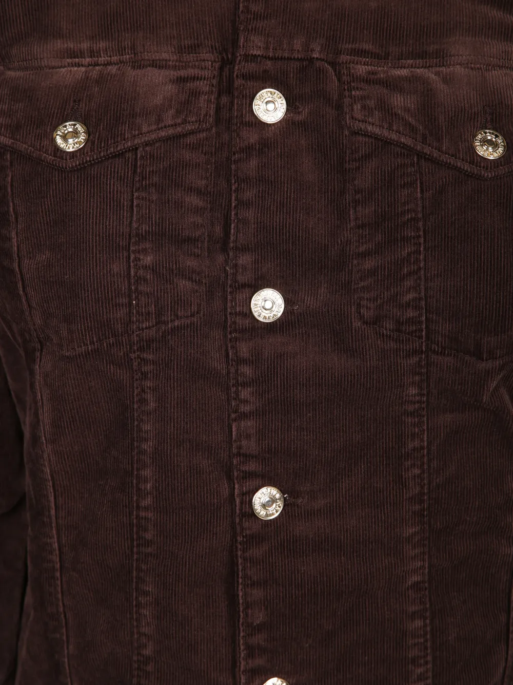 7 For All Mankind Vicky kraagloos corduroy jack Bruin