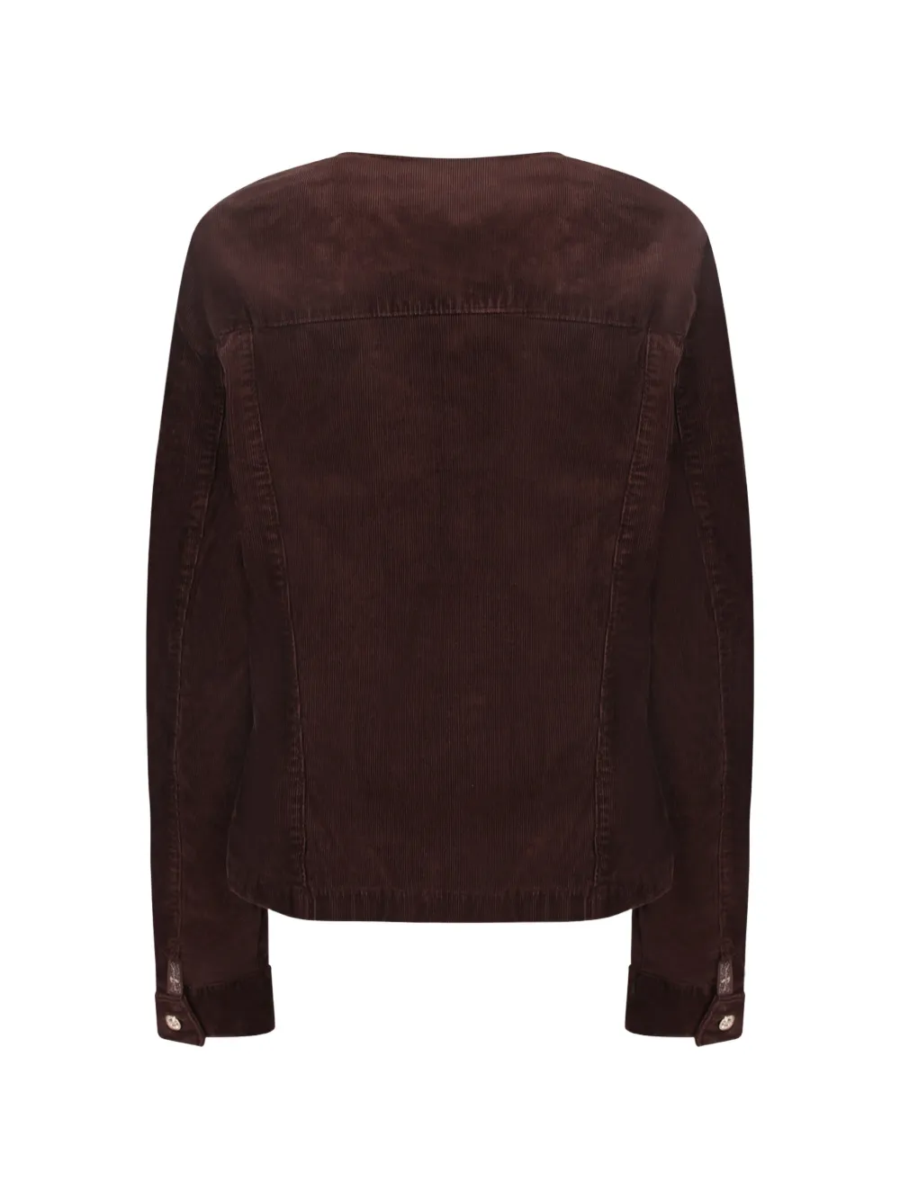 7 For All Mankind Vicky kraagloos corduroy jack Bruin