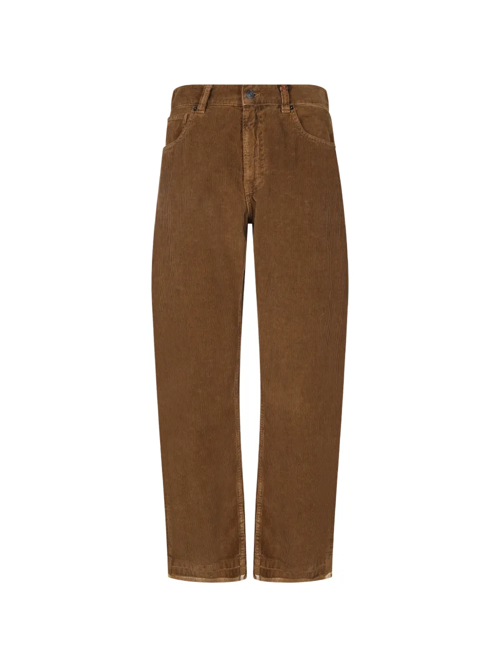 AMARANTO corduroy trousers - Marrone