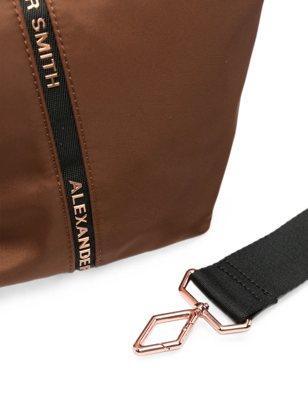 Alexander Smith Kleine Lauren shopper verfraaid met logo Bruin