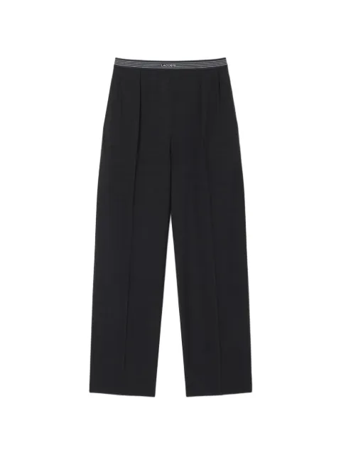 Lacoste logo-waistband tailored trousers