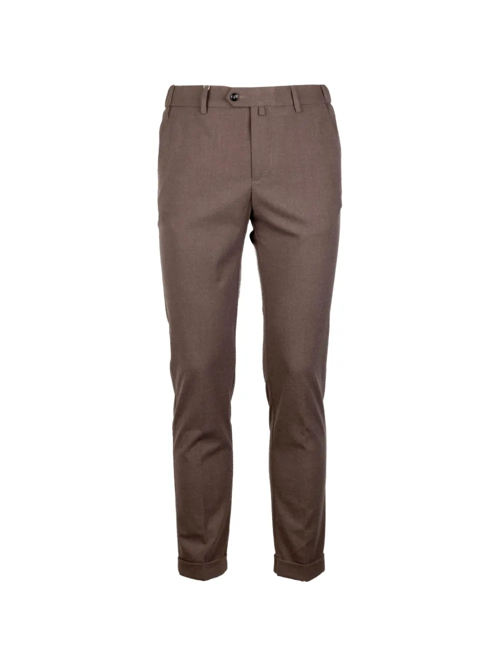 b settecento turned-up cuffs trousers