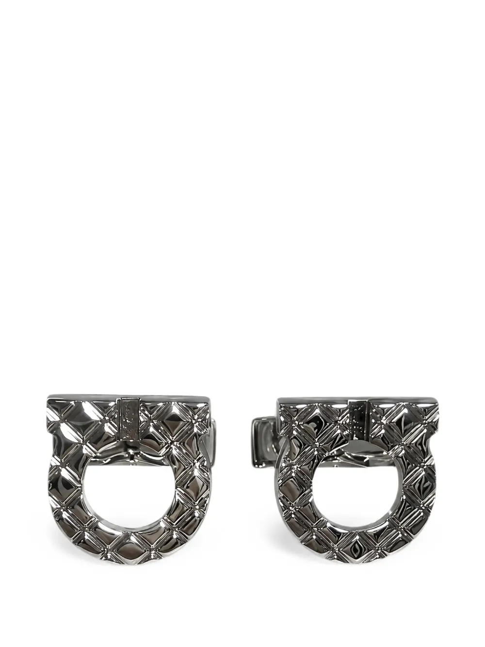 Ferragamo Gancini cufflinks - Argento