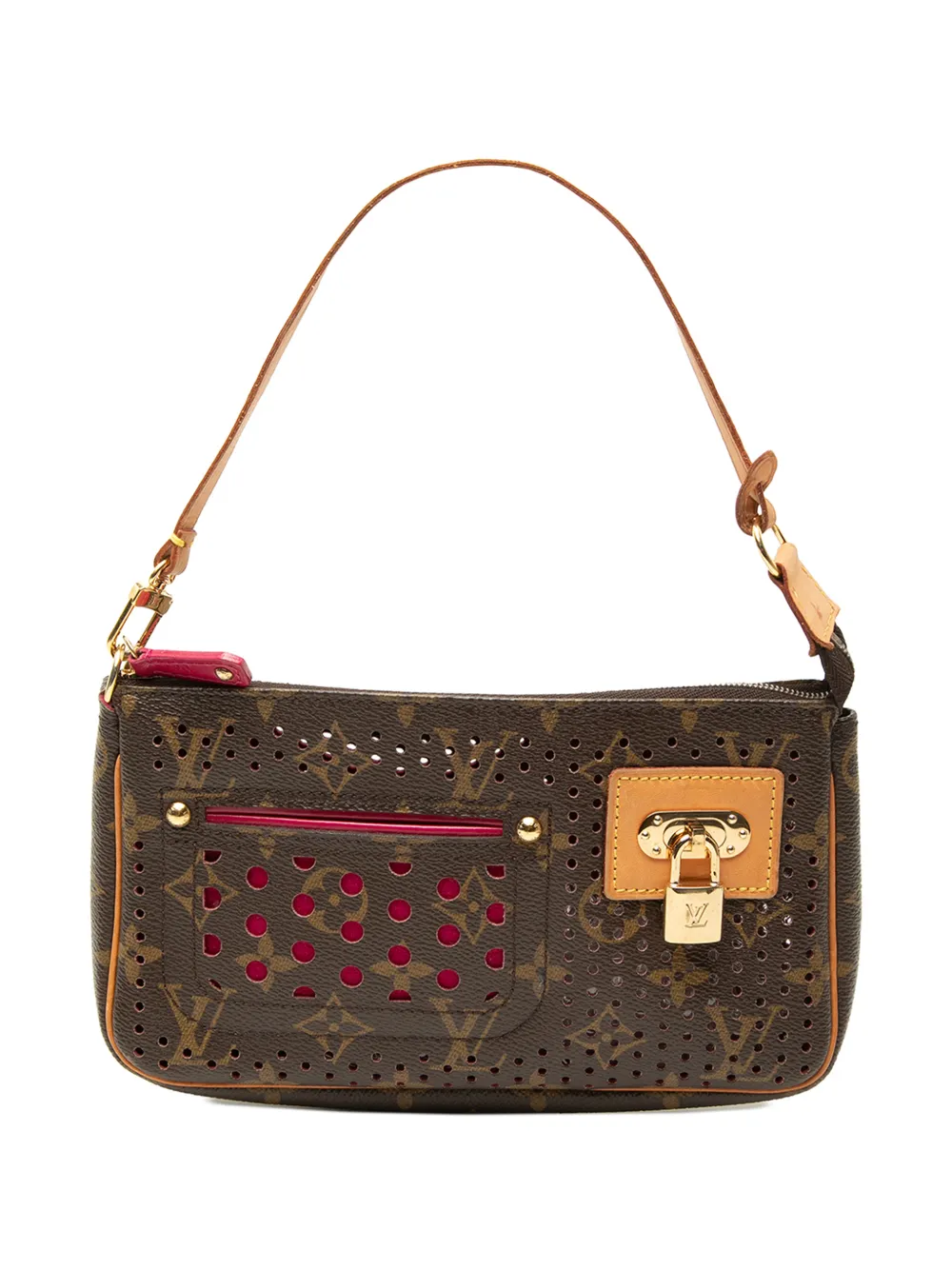 Louis Vuitton Pre-Owned 2006 Monogram Perforated Pochette Accessoires shoulder bag - Brown