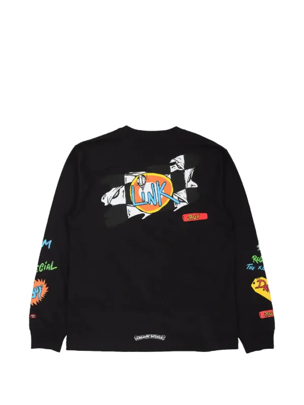 Chrome Hearts Matty Boy Sex Records long-sleeve T-shirt | Black