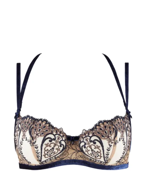 Aubade Cœurs Enlacés embroidered bra