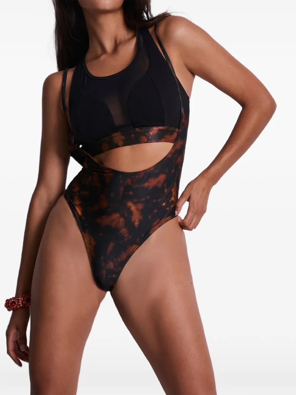 Aubade Hot Motion Body mit Cut-Out - Schwarz
