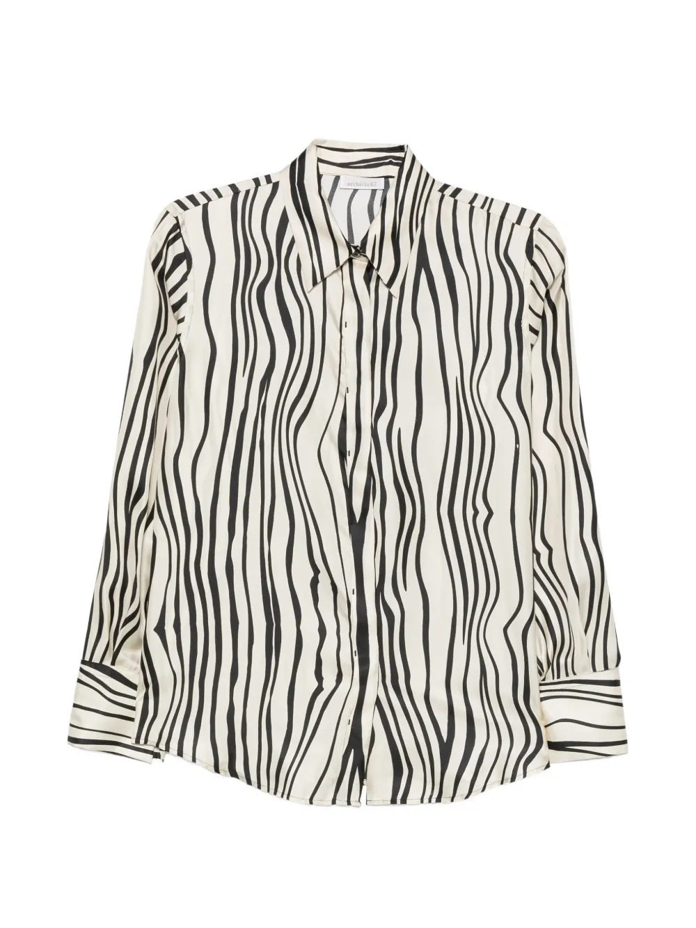 ARCHIVIO 67 zebra-print long-sleeve shirt