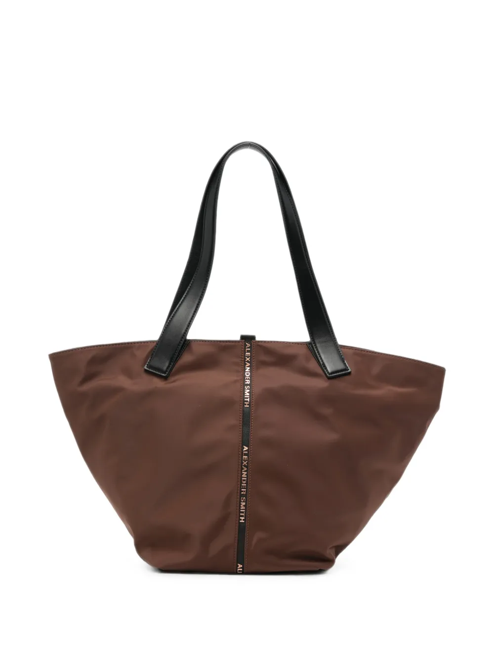 Alexander Smith large Laurent logo-tape leather-trim tote bag