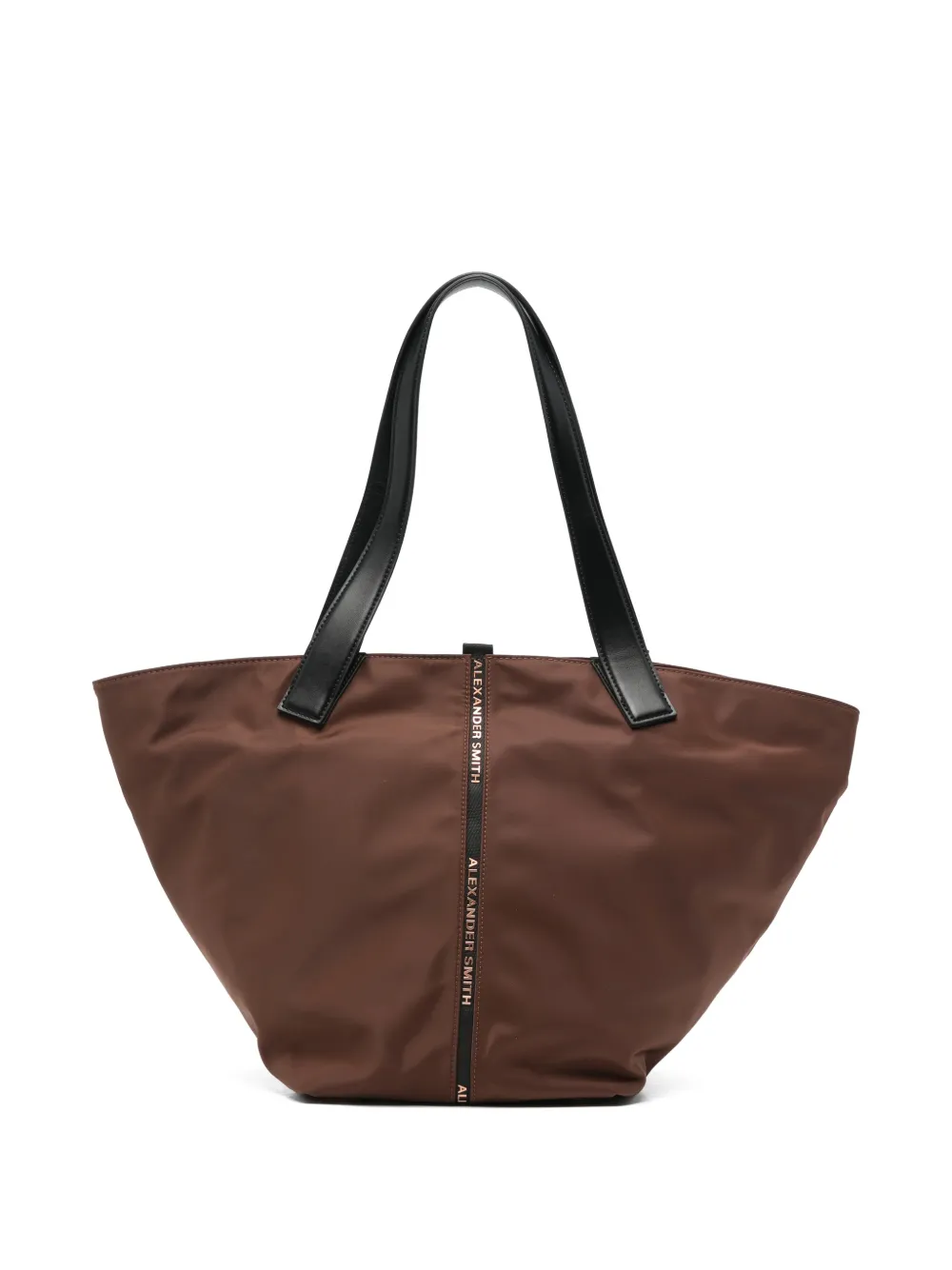 Alexander Smith large Laurent logo-tape leather-trim tote bag