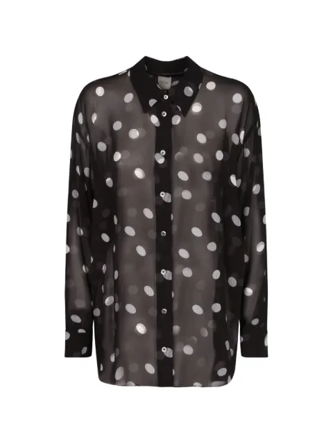 Paul Smith polka-dot sheer shirt