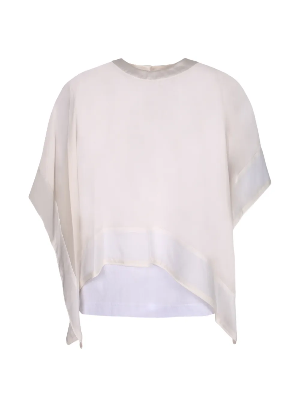 sacai layered asymmetric top