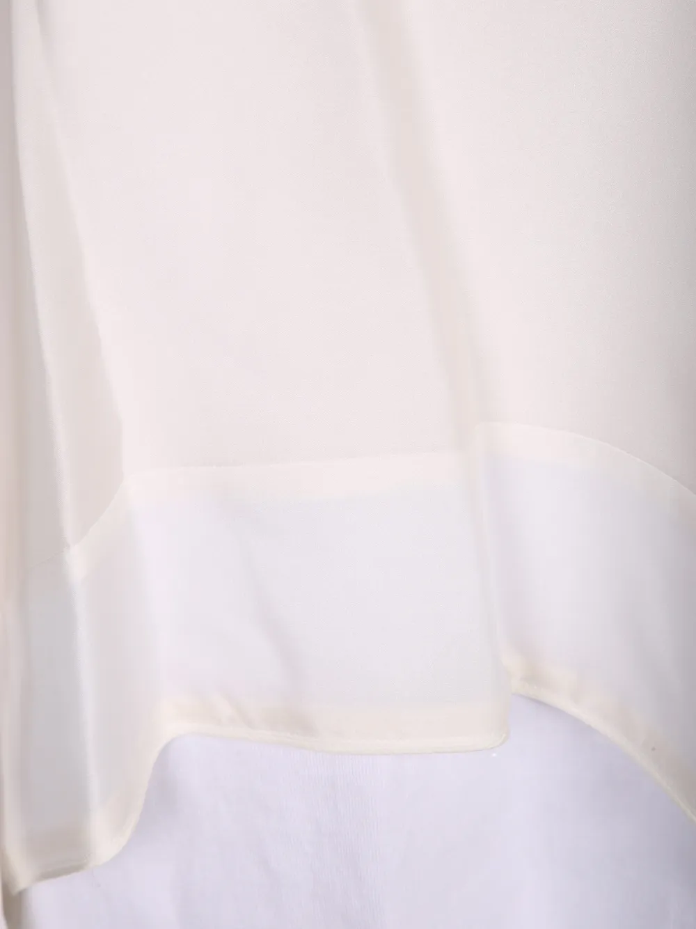 sacai Asymmetrische top Wit