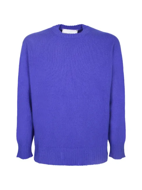 AMARANTO  ribbed-trim sweater